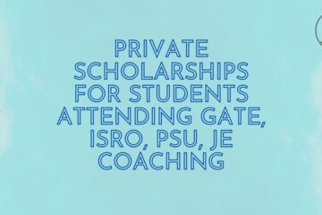 Private Scholarships for GATE, ISRO, PSU, JE coaching